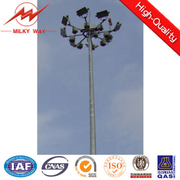 S355 (ISO 1461) High Mast Light Pole with Lifting System